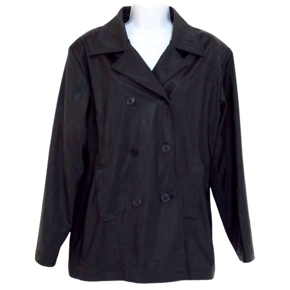 Point Zero Nicole Bensiti double breasted raincoat Size Medium